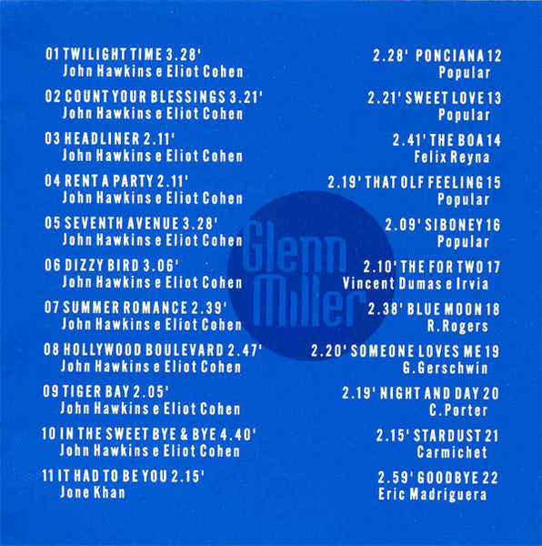 CD Glenn Miller – 60' De Jazz - USADO